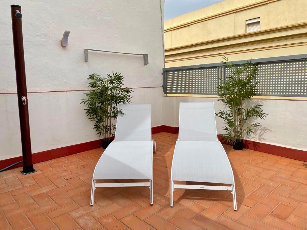 Ti2 Duplex Con Terraza Privada, 120 Metros De La Catedral Lägenhet Sevilla Exteriör bild